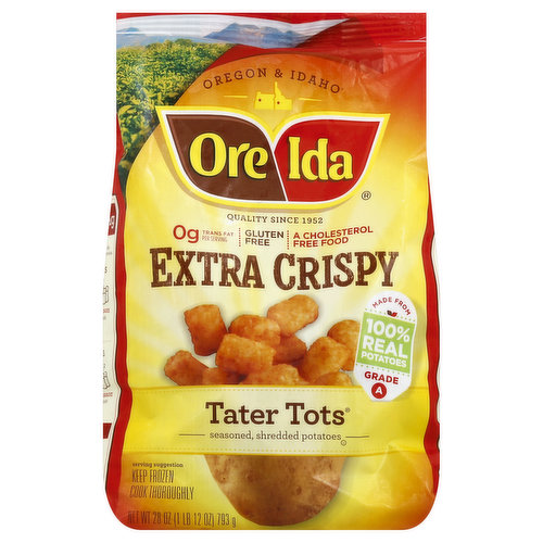 Ore Ida Tater Tots, Extra Crispy