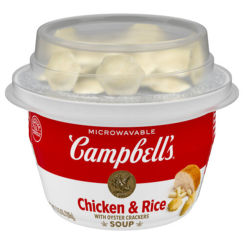 Campbell's Soup, Chicken & Rice with Oyster Crackers