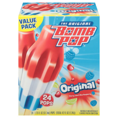 Bomb Pop Pops, Original, Value Pack