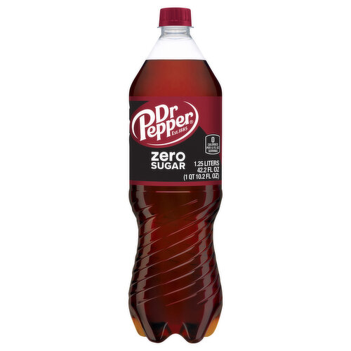 Dr Pepper Soda, Zero Sugar