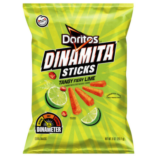 Doritos Dinamita Sticks, Tangy Fiery Lime, Medium