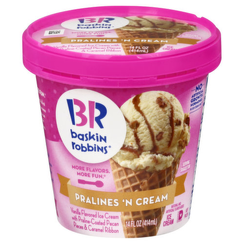 Baskin Robbins Ice Cream, Pralines 'N Cream