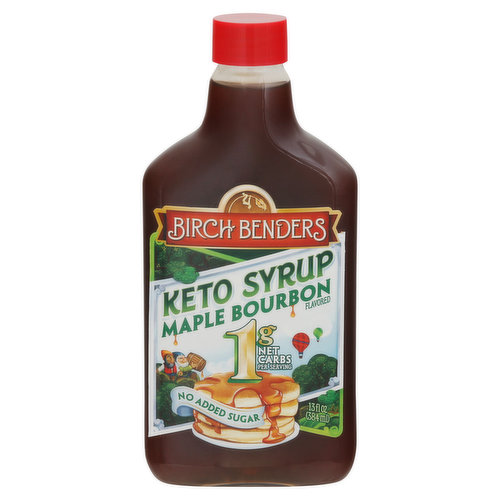 Keto Syrup, Maple Bourbon Flavored