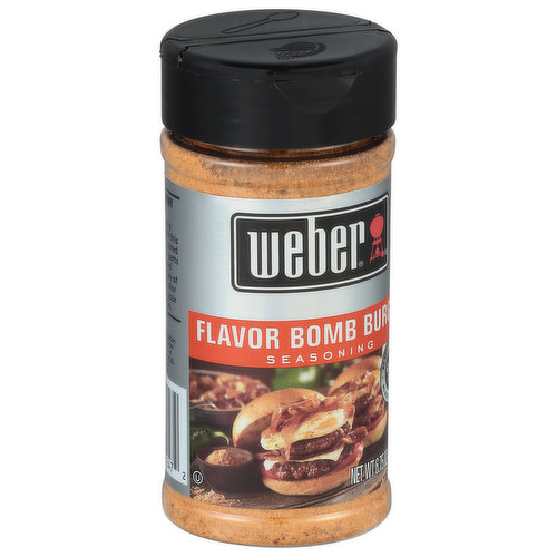 Weber Gourmet Burger Seasoning: Calories, Nutrition Analysis & More