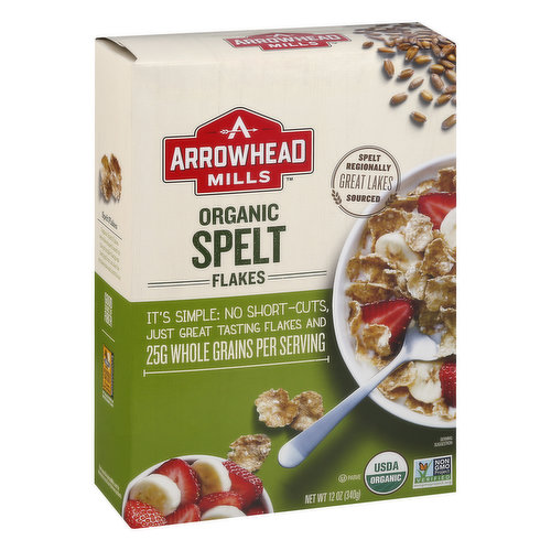 Arrowhead Mills Flakes, Organic, Spelt