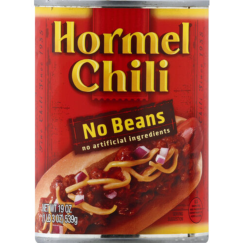 Hormel Chili, No Beans