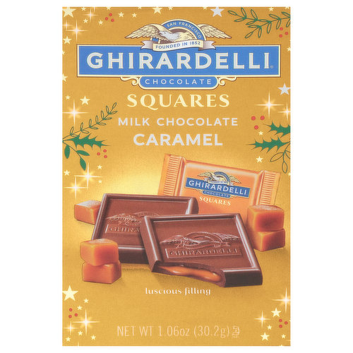 Ghirardelli Milk Chocolate Squares Caramel