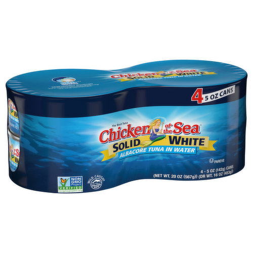 Chicken of the Sea Solid White Albacore Tuna in Oil, 5 oz 