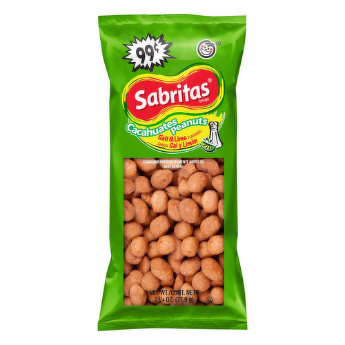 Sabritas Cacahuates Peanuts, Salt & Lime Flavored