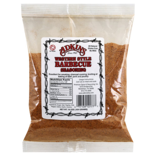 Western Style BBQ Seasoning