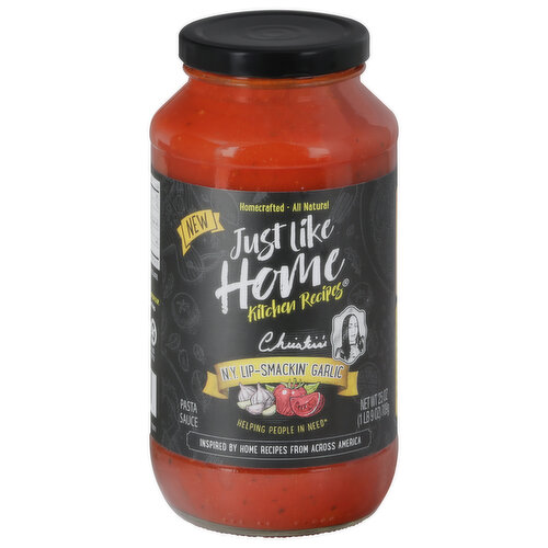 Just Like Home Kitchen Recipes Pasta Sauce, N.Y. Lip-Smackin' Garlic