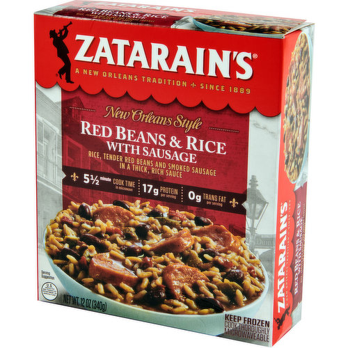 Zatarain's One Pot Red Beans & Rice - 12 oz