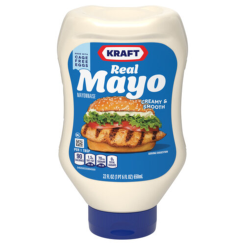 Kraft Mayo, Creamy & Smooth, Real