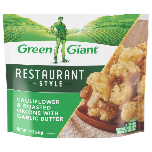 Green Giant Cauliflower & Roasted Onion, with Garlic Butte, Restaurant Style