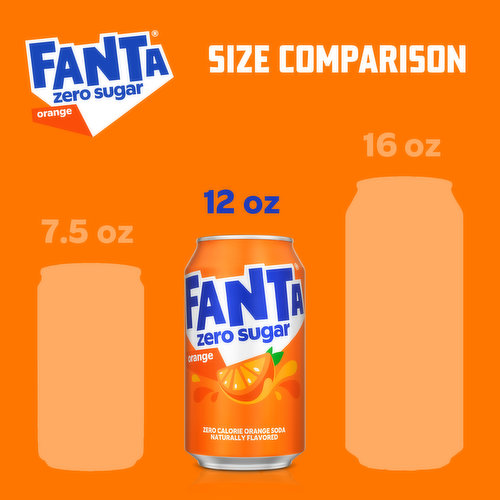 Fanta Orange Soda 12 oz Bottles
