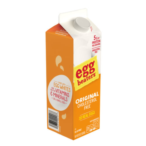 Egg Beaters Liquid Egg Substitutes, Original 16 Oz, Eggs