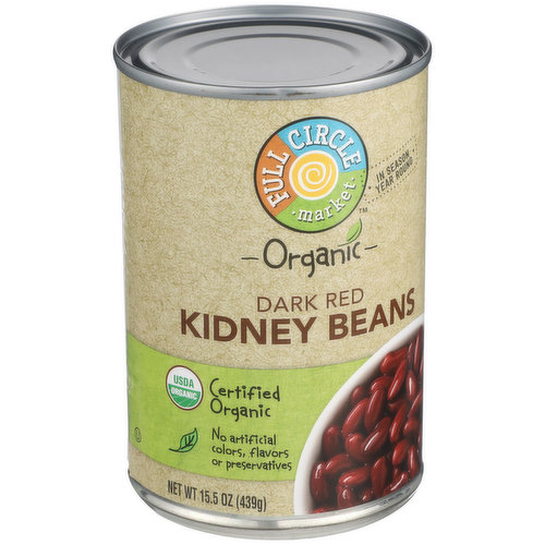 Full Circle Market Dark Red Kidney Beans