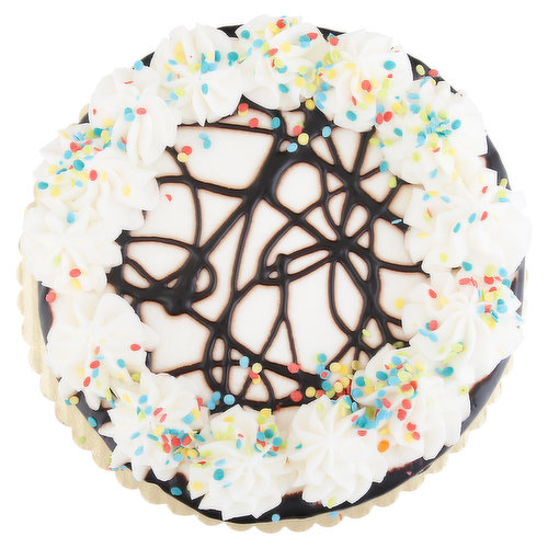Gourmet Double Layer Half Chocolate & Half White Cake