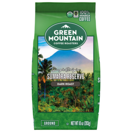 Green Mountain Coffee Roasters Coffee, Ground, Dark Roast, Sumatra Reserve