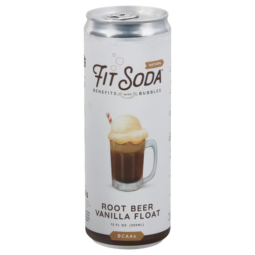 Fit Soda Root Beer, Vanilla Float