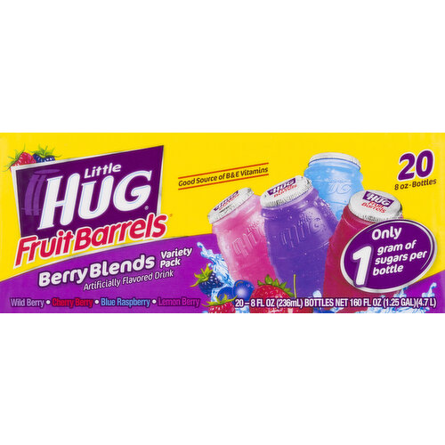 Little Hug Fruit Barrels, Berry Blends Variety Pack