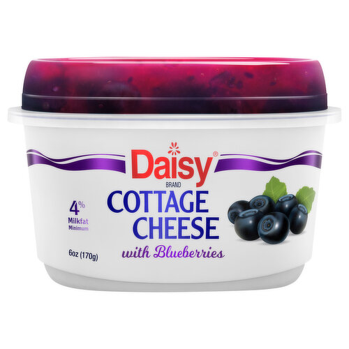 Daisy Cottage Cheese, with Blueberries, 4% Milkfat Minimum