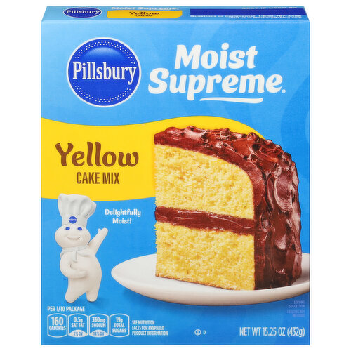 Pillsbury Cake Mix, Premium, Yellow