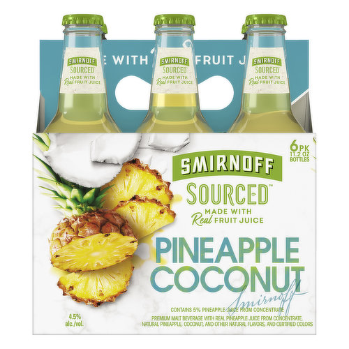 Smirnoff Beer, Pineapple Coconut