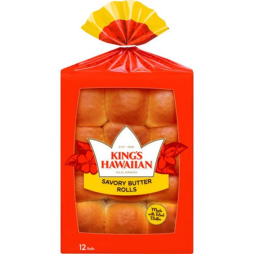 King's Hawaiian Rolls, Savory Butter