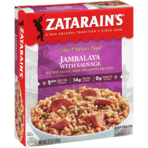  Zatarain's Jambalaya with Sausage Frozen Entree (5