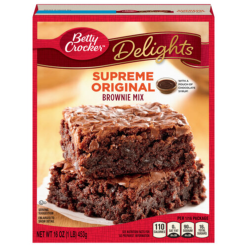 Betty Crocker Brownie Mix, Supreme Original