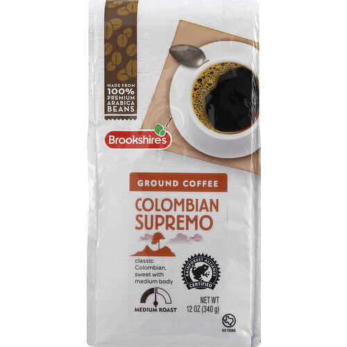 Brookshire's Colombian Supremo Ground Coffee