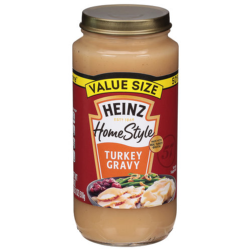 Heinz Gravy, Turkey, Home Style, Value Size