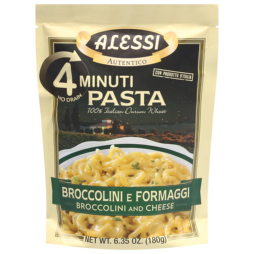 Alessi Pasta, Broccolini and Cheese