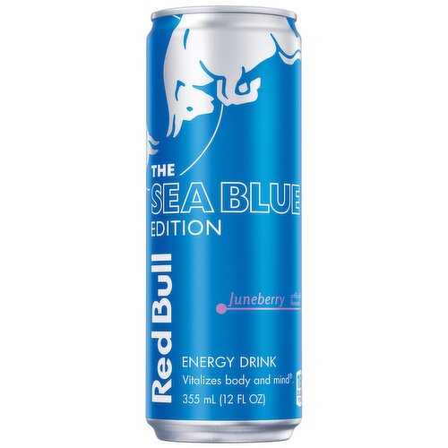 Red Bull Sea Blue Edition Juneberry Energy Drink