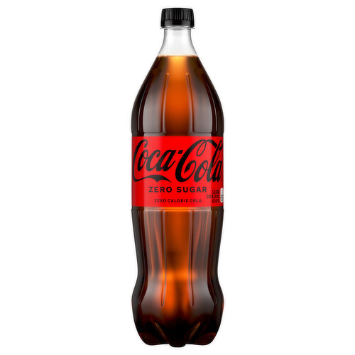Coca-Cola Zero Sugar Diet Soda Soft Drink, 1.25 Liter