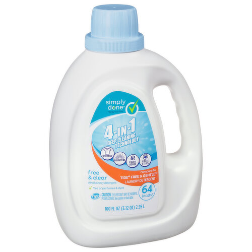 Laundry Detergent, Ultra, Free & Clear