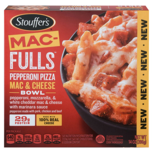 Stouffer's Mac & Cheese Bowl, Pepperoni Pizza - FRESH by Brookshire's