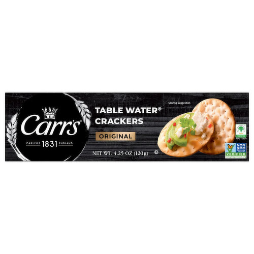 Carr's Crackers, Original, Table Water