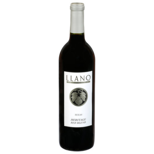 Llano Meritage Red has the distinction of being accepted in to the prestigious American Meritage association. Meritage red is a fruit forward blend with a lush texture and balanced finish. From the vineyard to the bottle, the processes of cellaring, blending, and bottling were carefully mastered to create a wine hope you will enjoy.