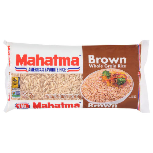 Mahatma Brown Rice, Whole Grain