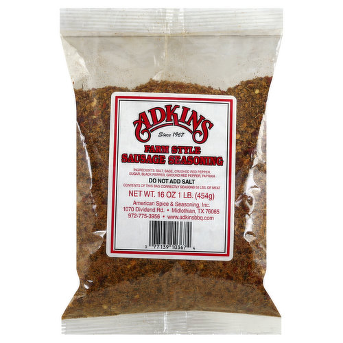 Cajun Seasoning  Adkins Seasoning