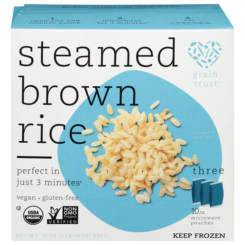 Grain Trust Brown Rice, Steamed