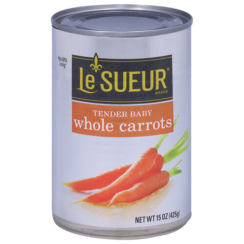 Le Sueur Carrots, Whole, Tender Baby