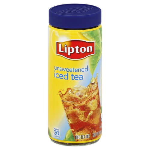 Makes 30 quarts. 0 calories per 1-1/4 tsp. For total iced tea refreshment, there's nothing like the genuine taste of Lipton Iced Tea makes the most delicious iced tea for you and your family. 0 calories per serving and no sweetener added! Package sold by weight, not volume. Settling of contents can occur. Questions or comments? Call 1-888-LiptonT (1-888-547-8668) or visit www.lipton.com.