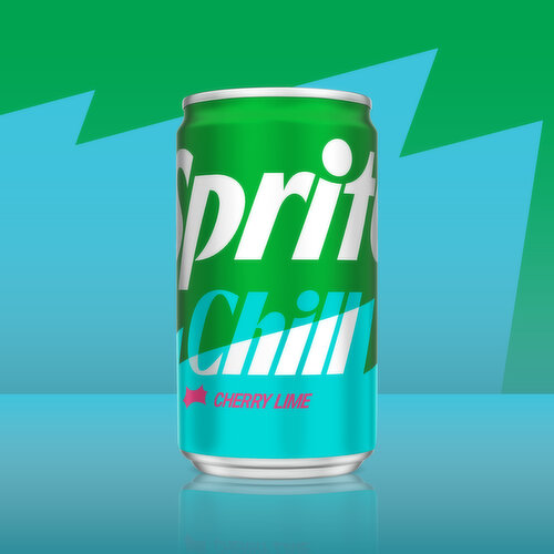 Sprite ® Chill Cherry Lime Natural Flavor Soda Soft Drink Mini Cans