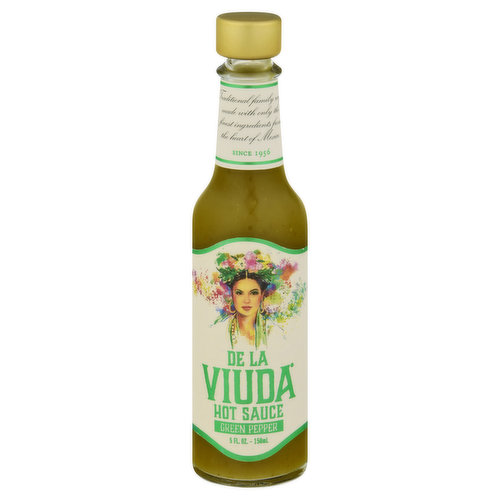 Traditional family recipe made with only the finest ingredients from the heart of Mexico. Since 1956. A traditional Mexican hot sauce made with Poblano and Habanero chili peppers from the sunny fields of Jalisco, Mexico, combined with a blend of other high quality, hand selected ingredients. laviudafood.com. Visit us at: laviudafood.com. For questions or comments, call us: 1-844-528-4832. Made in Mexico.
