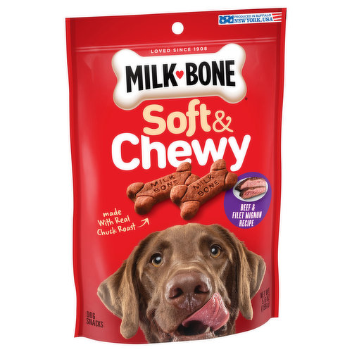 Milk Bone Dog Snacks Beef Filet Mignon Recipe FRESH by