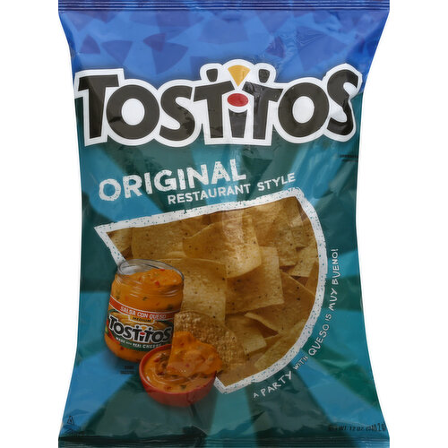 Tostitos Tortilla Chips, Original, Restaurant Style