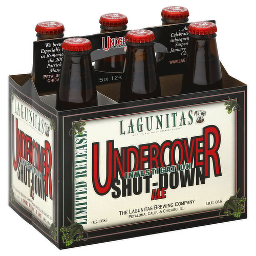 Lagunitas Beer, Ale, Undercover Investigation Shut-Down